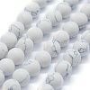 Synthetic Turquoise Beads Strands G-P387-02-8mm-1