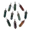 Natural Indian Agate Pointed Pendants G-M378-01P-A39-1