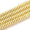 Electroplate Non-magnetic Synthetic Hematite Bead Strands G-Q465-11G-1
