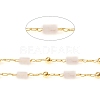 3.28 Feet Handmade Natural Rose Quartz Beaded Chains X-CHC-E021-01D-2
