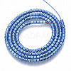 Electroplated Non-magnetic Synthetic Hematite Beads Strands G-S365-016-3
