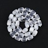 Natural Selenite Beads Strands G-F750-A-4