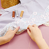 5Yards Polyester Flower Lace Trim Ribbon OCOR-GF0002-63-6