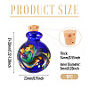 Handmade Lampwork Perfume Bottle Pendants LAMP-TADJ0001-05E-3