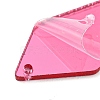 Pentagon Tie Acrylic Sew On Mirror Rhinestones MACR-G065-07A-02-3