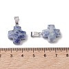 Natural Blue Spot Jasper Pendants G-K359-02P-01-3