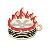 Racing Car Theme Alloy Enamel Pendants AL-CBA4666-03K-1
