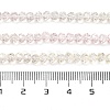 Transparent Painted Glass Beads Strands X1-DGLA-A034-T3mm-A25-3