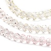 Transparent Painted Glass Beads Strands DGLA-A034-T4mm-A25-4