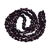 Opaque Glass Beads Strands GLAA-N073-01J-2