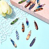 16Pcs 8 Styles Alloy Enamel Pendants FIND-FS0002-69-8