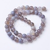 Natural Grade A Striped Agate/Banded Agate Beads Strands G-E479-01-8mm-2
