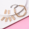 Plating Transparent Acrylic Beads PACR-YW0001-05-6