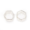 925 Sterling Silver Bead Frames STER-L059-01S-1