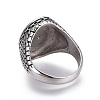 304 Stainless Steel Signet Rings for Men RJEW-O032-10AS-3