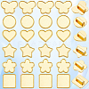 48Pcs 8 Styles Alloy Slide Charms Cabochon Settings FIND-SC0016-55A-G-6
