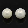 Round Shell Pearl Beads for Necklace Making X-SP16MM701-1