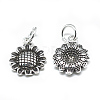 Thailand 925 Sterling Silver Charms STER-T002-58AS-2