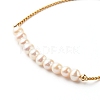Natural Pearl Beads Slider Bracelets BJEW-JB06572-5