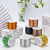 Matte Round Aluminum Wire AW-BC0003-30E-0.8mm-8