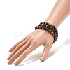 3Pcs 3 Style Natural & Synthetic Mixed Gemstone Stretch Bracelets Set BJEW-JB08188-3