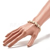 Synthetic Turquoise Starfish Stretch Bracelet BJEW-JB07702-04-3