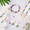 DIY Round Cat Eye Beads Bracelet Making Kit DIY-SZ0006-56D-5