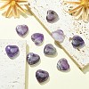 Natural Amethyst Heart Palm Stone G-YW0001-52B-5