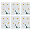 6 Sheets Daisy Flower PVC Sticker AJEW-WH0283-48-1