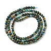 Natural Chrysocolla Beads Strands G-Z034-A03-02-3
