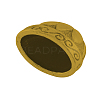 Tibetan Style Alloy Bead Cones TIBE-00748-AG-LF-2