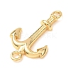 Brass Connector Charms KK-CBA0009-02G-2