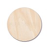 Wooden Carved Cup Mats AJEW-P103-01I-2