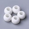 Opaque Acrylic European Beads X-SACR-T343-11-1