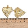 Brass Micro Pave Cubic Zirconia Pendants ZIRC-I367-07G-03-3