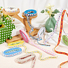 20 Yards 10 Colors Ethnic Style Embroidery Polyester Ribbons SRIB-FG0001-09-5