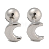304 Stainless Steel Cartilage Earrings EJEW-B066-01C-P-1