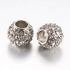 Alloy Rhinestone European Beads PALLOY-F200-03B-2