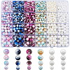 1890Pcs Two Tone ABS Plastic Imitation Pearl Beads Sets DIY-WH20010-19A-1