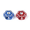 Plastic Flower Beads KY-T041-26B-M-2
