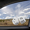 Dice Plush Cloth Pendant Decorations HJEW-SP0001-84A-7
