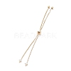 Rack Plating Brass Box Chain Link Bracelet Making KK-A183-01G-3