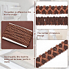Imitation Leather Braided Lace Ribbon WL-WH0003-02B-4