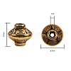 Tibetan Style Alloy Spacer Beads TIBEB-CJ0001-05-RS-2