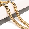 Electroplated Synthetic Non-magnetic Hematite Beads Strands G-H027-G01-04-2