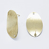 Brass Stud Earring Findings KK-G331-29G-NF-2