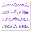 PET Plastic Drawing Painting Stencils Templates DIY-WH0244-200-1