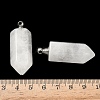 Natural & Synthetic Mixed Gemstone Perfume Bottle Pendants G-H332-09P-4