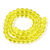 Transparent Glass Beads Strands GLAA-T032-T8mm-12-3