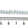 Transparent Baking Paint Glass Beads Strands DGLA-A034-T4mm-D06-4